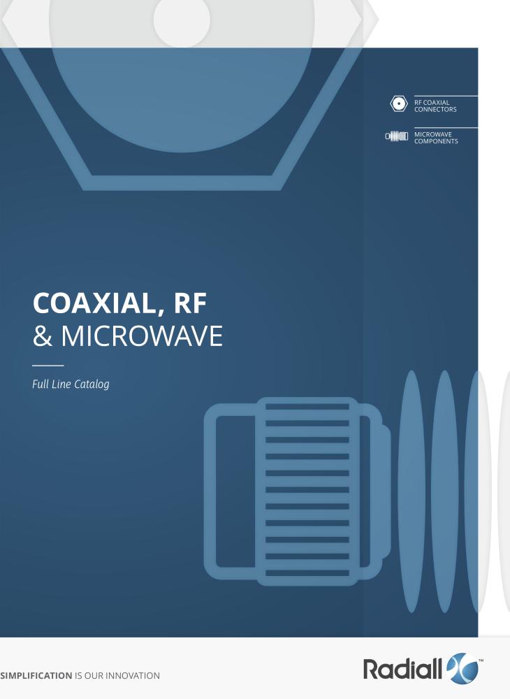 Каталог ВЧ и СВЧ компонентов (Radiall)