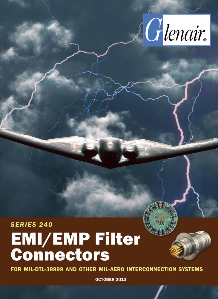 Каталог разъемов электромагнитных фильтров для MIL-DTL-38999 и других систем межсоединений MIL-AERO (Glenair)